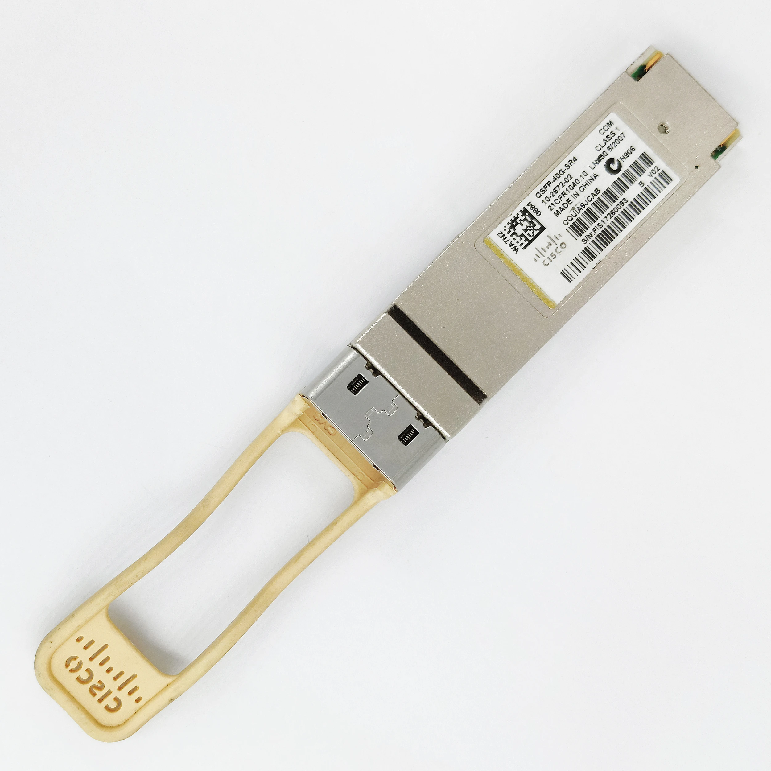 

Оригинальный оптический модуль приемопередатчика для Cisco QSFP-40G-SR4 40 ГБ 100 м 10-2672-02 SR QSFP 0,1 нм км