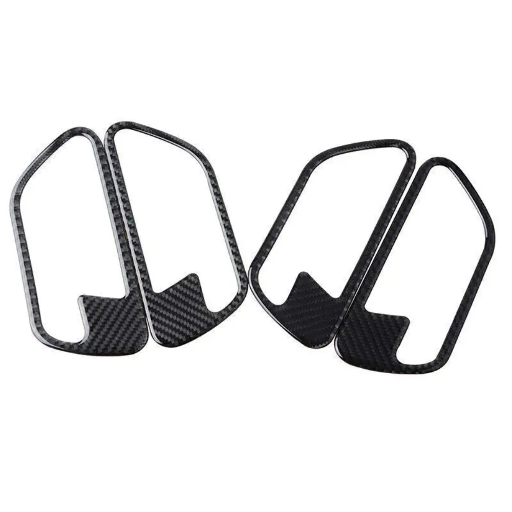 For BMW F30 F34 3series 3GT 18 2013-2018 4x Set Carbon Fiber Car Interior Door Handle Trim Door Stickers view 5