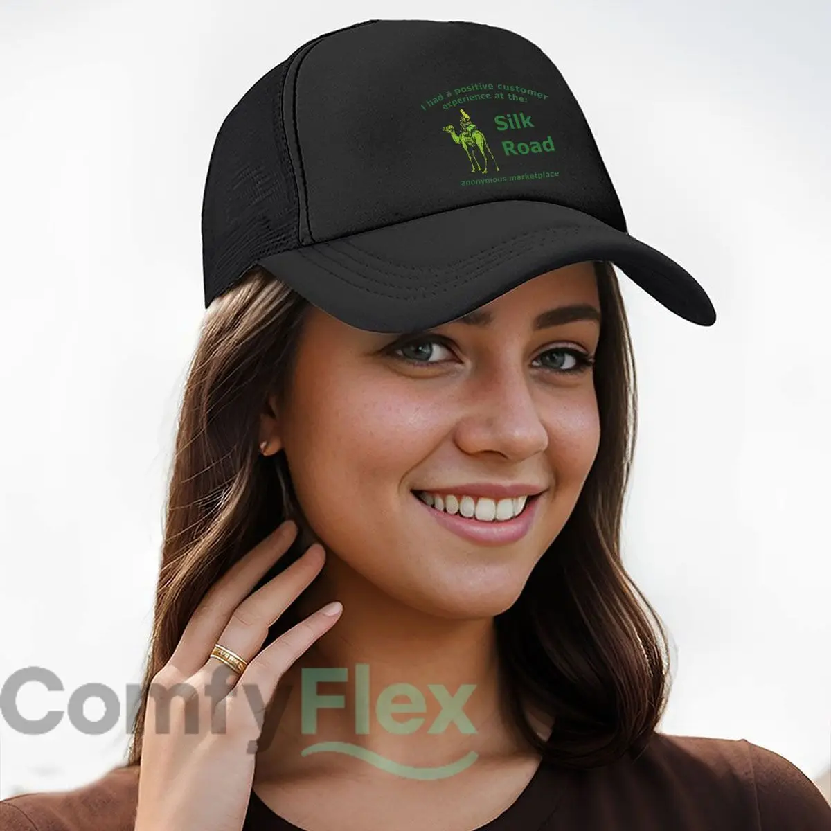 قبعة بيسبول شبكية "Silk Road" من Market Tribute #3