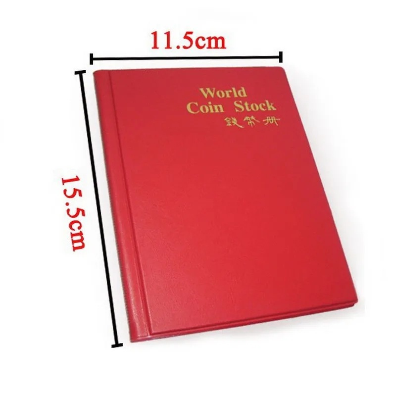 60/120 Pockets Coins Album Collection Book Mini Penny Coin Storage Album Book Collecting Coin Holders for Collector Gifts