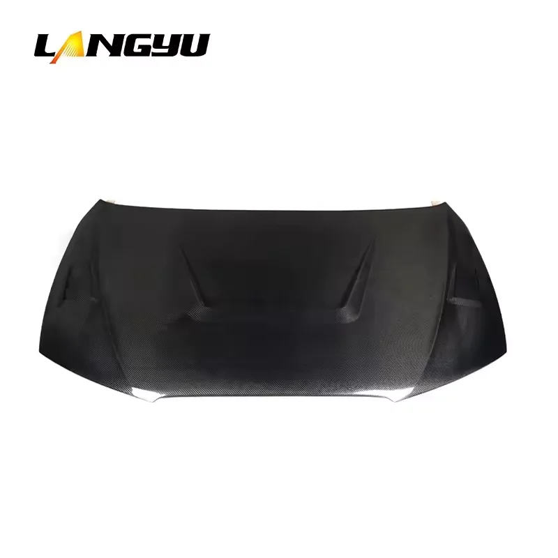 Langyu 2013-2016 Car Accessories Front Bonnet Carbon Fiber Engine Cover For Audi A4 S4 RS4 B8.5 Sedan LY Style Engine Hood