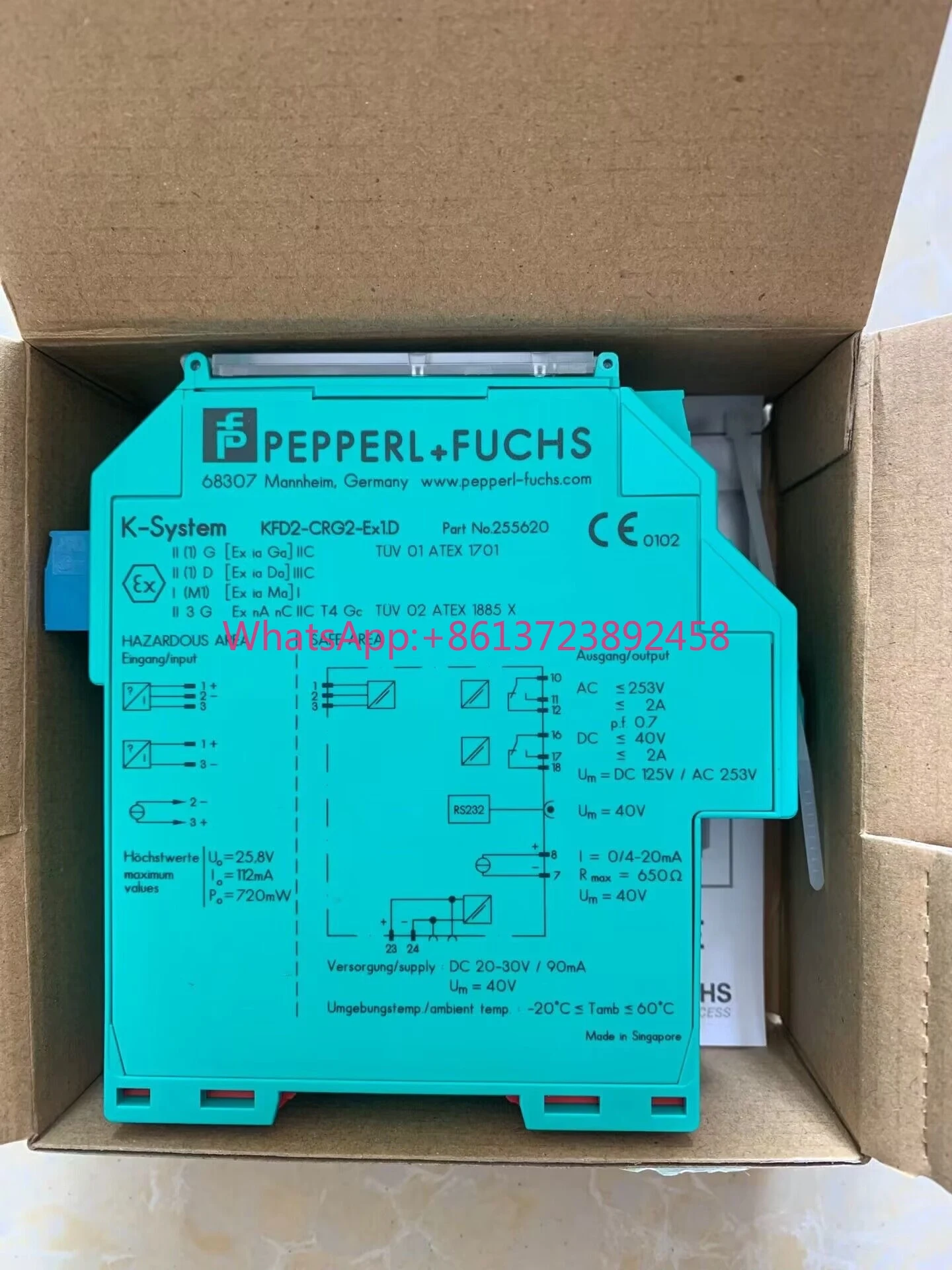 KFD2-CRG2-EX1.D Pepperl + Fuchs safety barrier, high quality