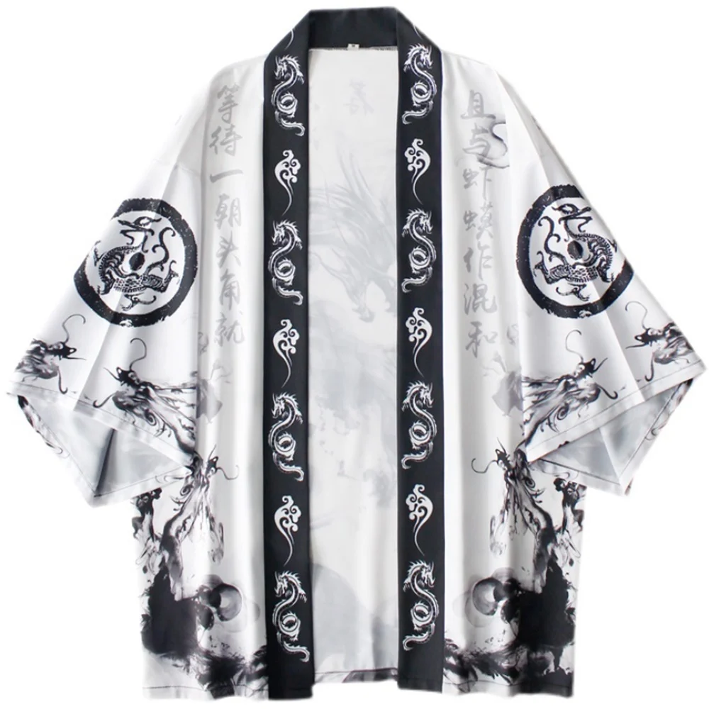 

2024 New Women's kimono Cardigan Japanese Mensamurai Costume Anime Kimono Streetwear Male Yukata Harakuju Asian Japanese Clothes