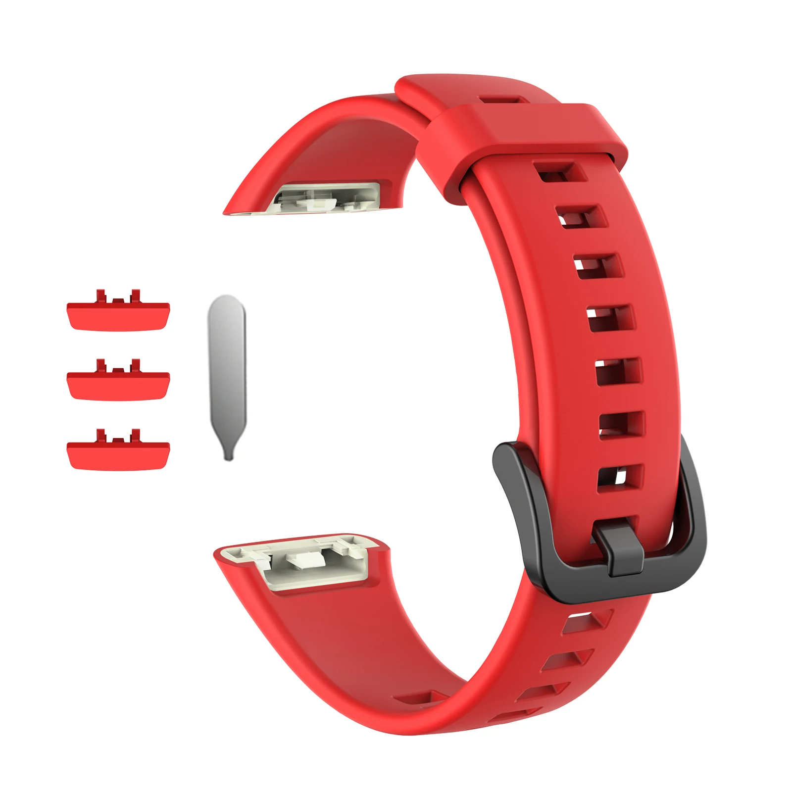 Silicone Strap For Huawei Band 6 /6 Pro Strap Smart Watch Adjustable Wristband Replacement Correa Bracelet Honor Band 6 Strap