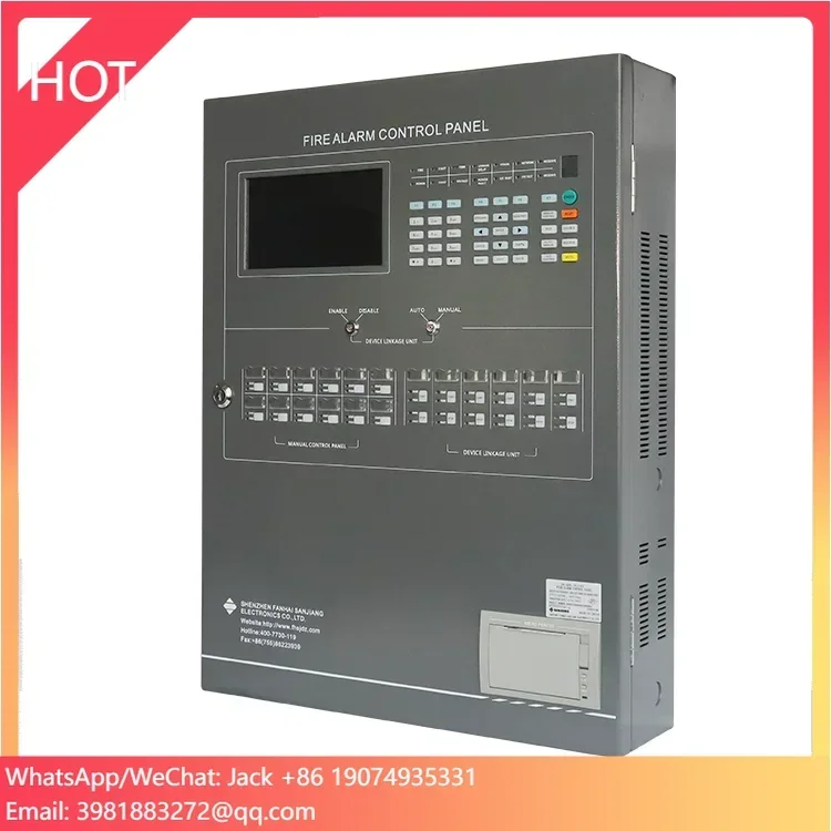 

New Generation Of Intelligent Addressable Fire Alarm Control Panel Automatic Control System Fire Protection CE Certificated