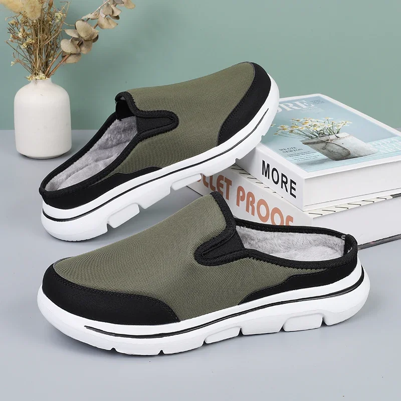 

Men Shoes Plush Keep Warm Winter Sneakers Lightweight Shoes for Women Add Cotton Slippers Zapatos De Hombre Slip-on Female Shoes