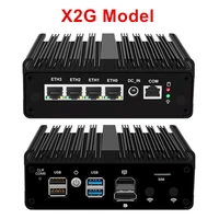 12th Gen Intel N150 7305 Fanless Firewall Computer 4x 2.5G LAN N5105 J6412 J5005 Barebone Mini PC OPNsense PfSense Home Server 4