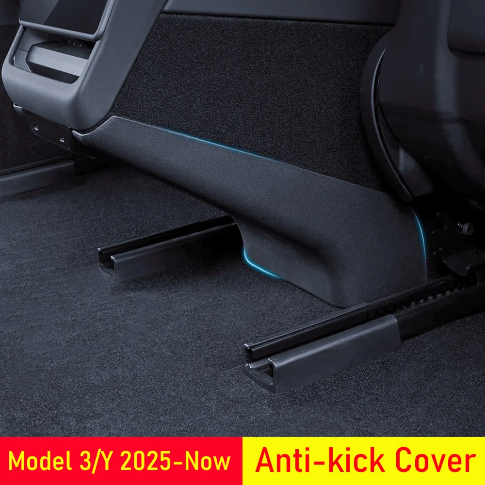 Capa protetora anti-chute traseira guarnição para tesla modelo y juniper modelo 2025 2026 ar condicionado saída de ventilação kick pad tapete acessórios