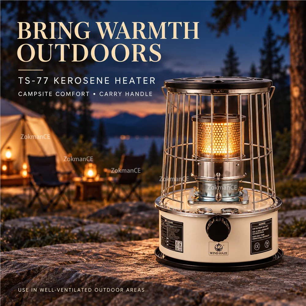 Outdoor Hunting Heater - Estufa Portátil de 6L para Exteriores,