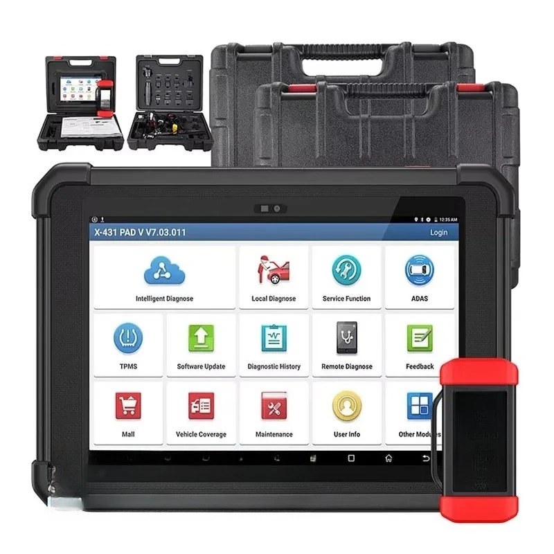 5g Wifi 2 Yrs Update X431 Pad v Ecu Online Programming & Coding Scan Tool Obd2 Car Diagnostic Tool