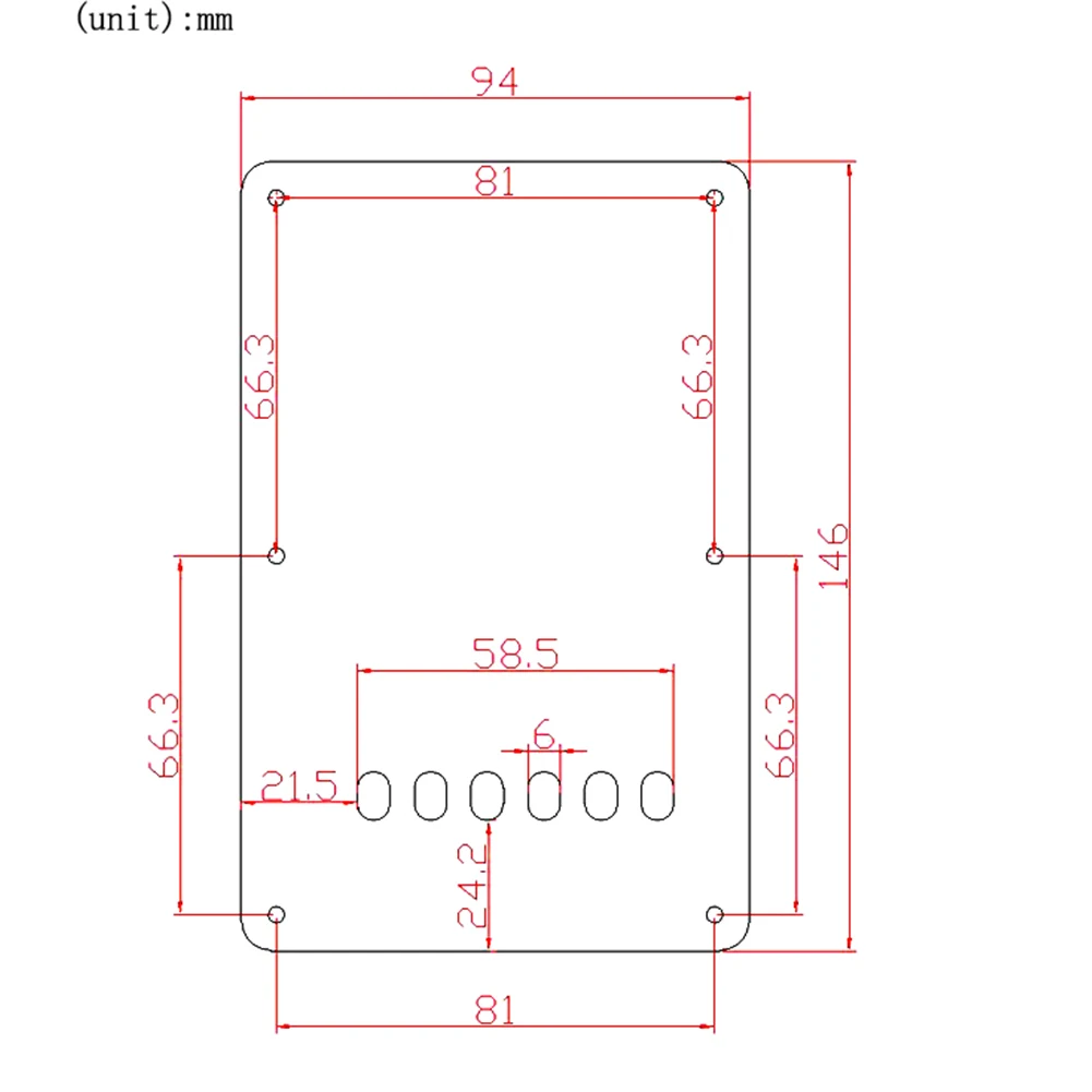 Tremolo Cover Back Plate Tools 3 Plys 6 Holes Back Plate Cavity Cover Celluloid Electric Guitar PVC Tremolo Newest
