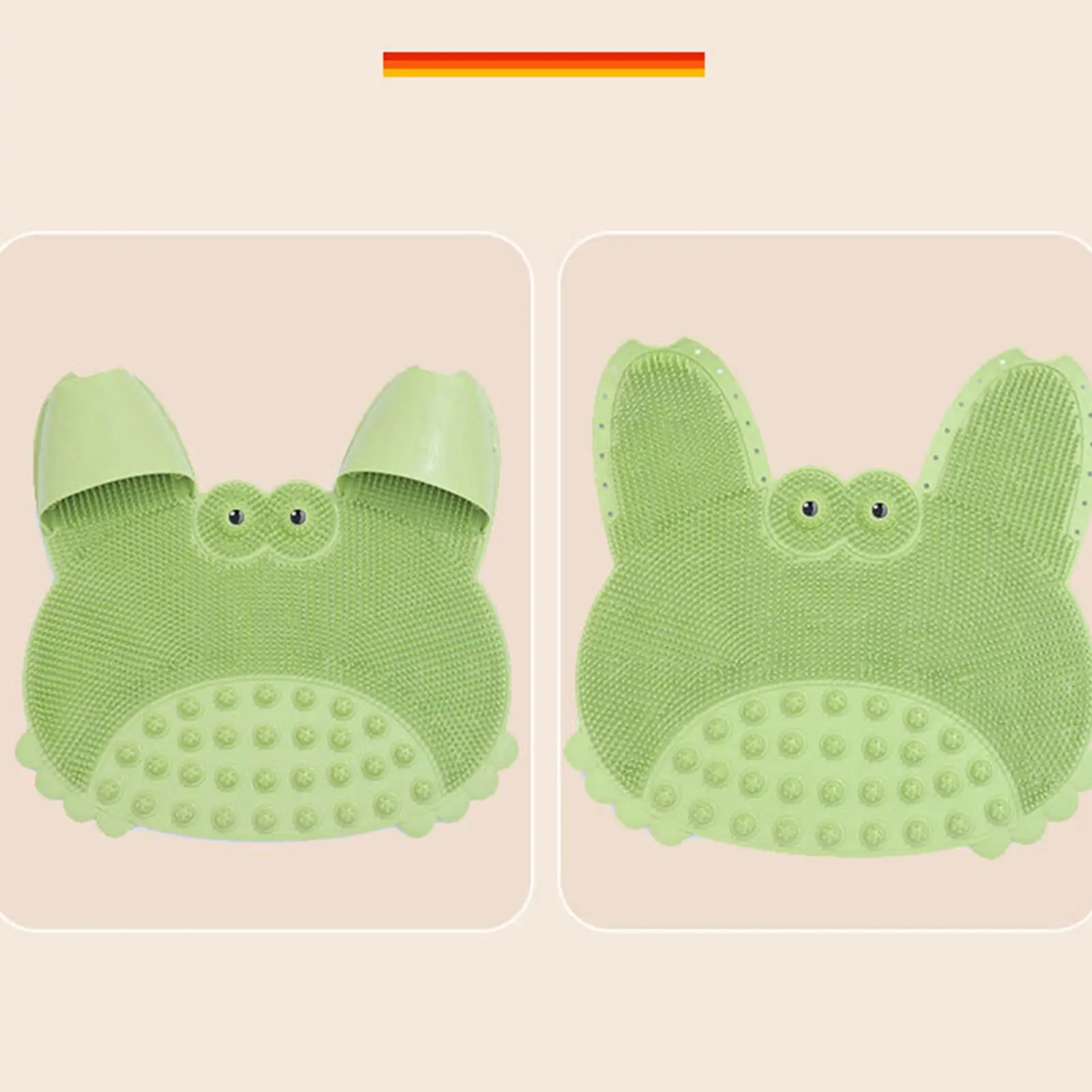 

Shower Foot Scrubber Mat Suction Cup Back Cleaning Massage Pad Foot Cleaner Massage Mat For Athletes Elderly Adults Daily