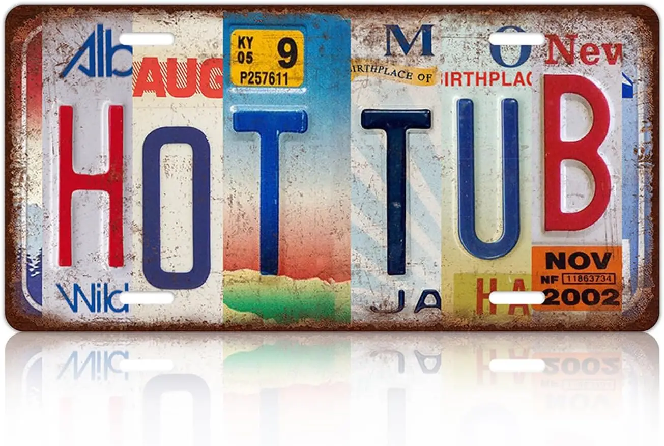 Vintage Hot Tub Tin…