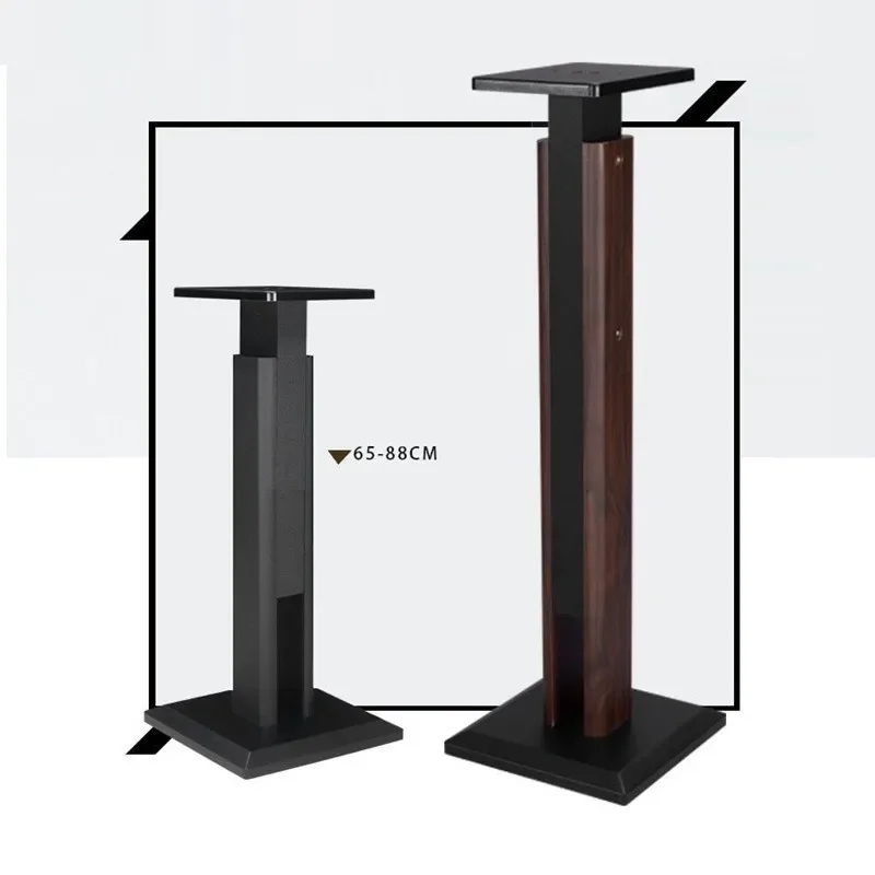 HIFI Wooden Speaker Pedestal, Floor Standing Bracket for Bookshelf & Surround Audio Speakers