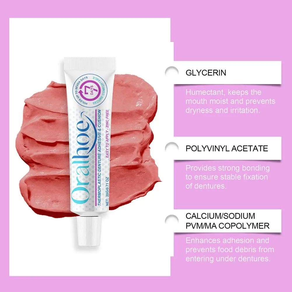 Thermoplastic Denture Adhesive Long-Lasting Fixing Glue For Portable Oral Health Care & Denture Beauty image 5