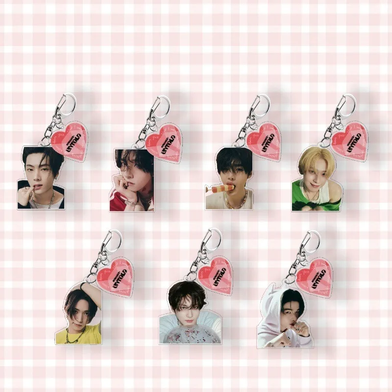 Jungwon Heeseung Jay Jake Niki Sunoo Sunghoon Popular Korean Idol Boy Group Peripheral Acrylic Keychain Cool Backpack Pendant