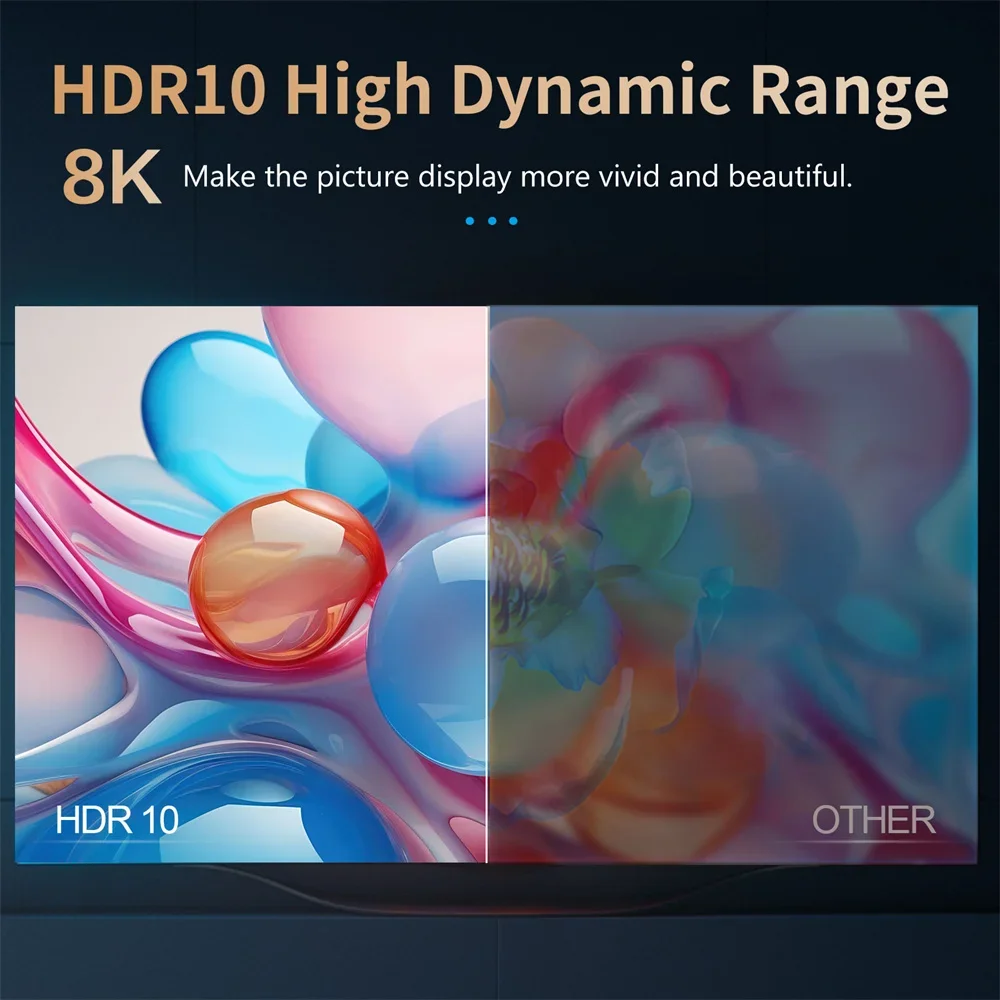 2025 HaaYot 스마트 TV 박스 울트라 HD 8K Allwinner H728 옥타 코어 지원 Netflix TV 박스 WIFI 6 셋톱 박스 지원 음성 제어