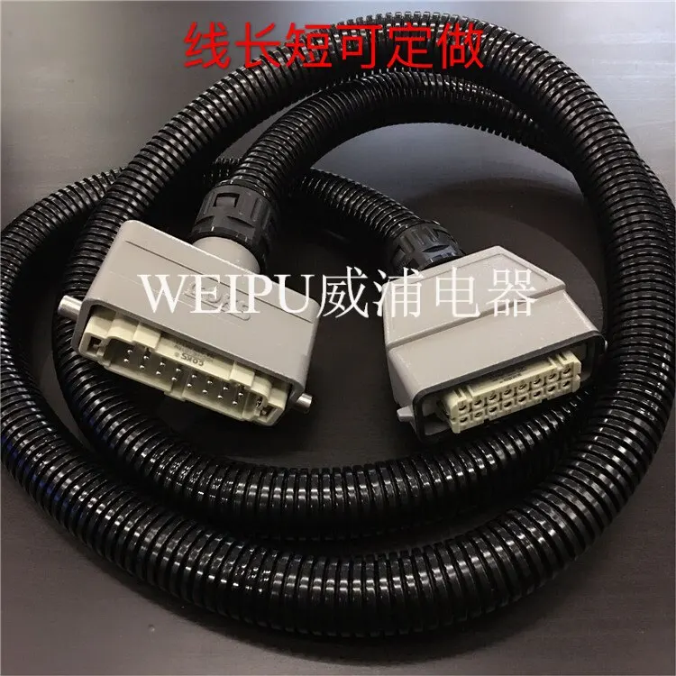 New Rectangular Heavy Duty Connector Neutron Limit Box Connector 8 Core Wire 16 Pin Aviation Plug High Temperature Hot 2PCS