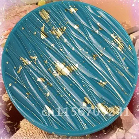 Tray Mold Silicone Large Circle Resin Wave Dish Mould DIY Round Clock Resin Epoxy Molds coaster Making Supplies Home Decoration