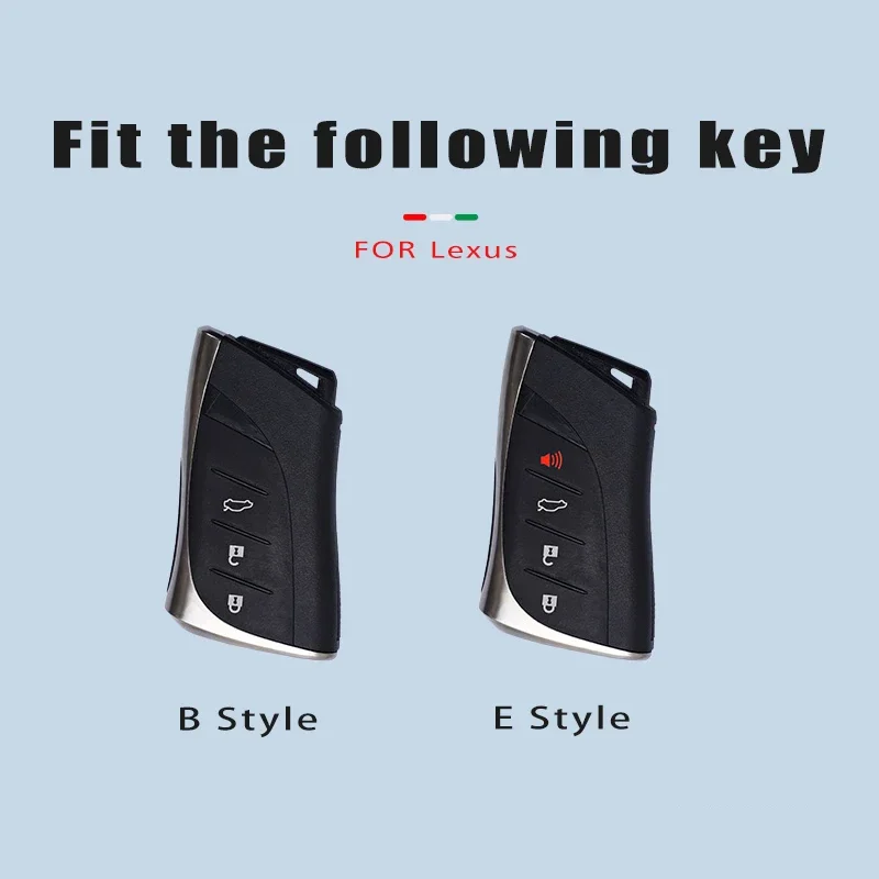 

Emblems Car Key Fob Cover Case Keychain Fob Holder For Lexus ES350 ES300h UX200 UX250h LS500 LS500H LC500 LC500h GX460 RX350h 20