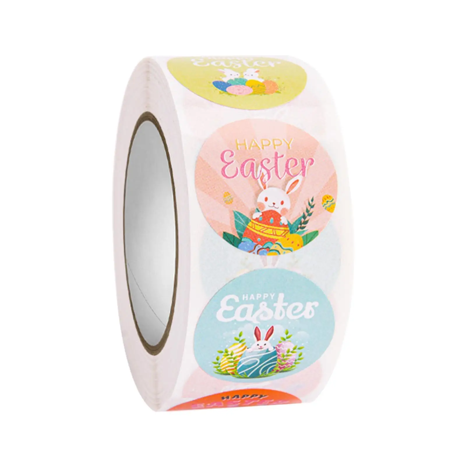 2X 500Pcs Easter Stickers Paper Tags for Festival Present Package