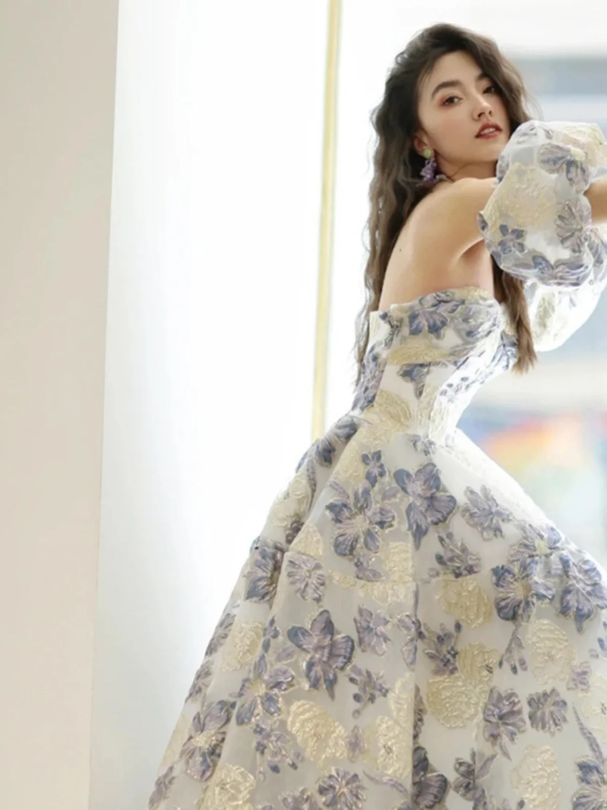 

Ele Adult Girl Host Evening Gown 2025 New High-End Ball Dr Luxury mat High-End Feelings A-Line Skirt Long Dr