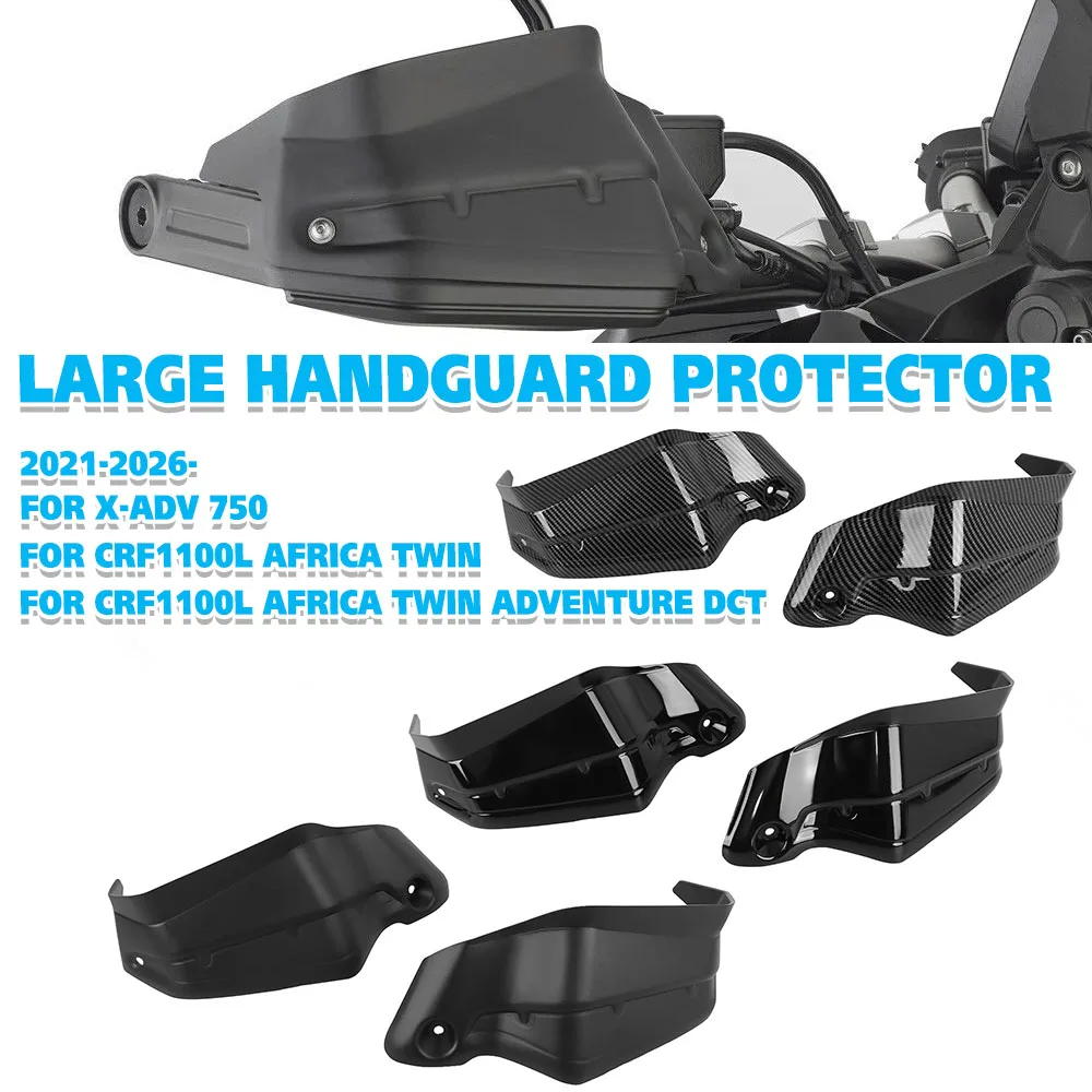 For Honda CRF1100L Africa Twin Adventure Sports DCT 2020-2026- Hand Guard Handle Bar Cover Protector Handguard Shield X-ADV 750