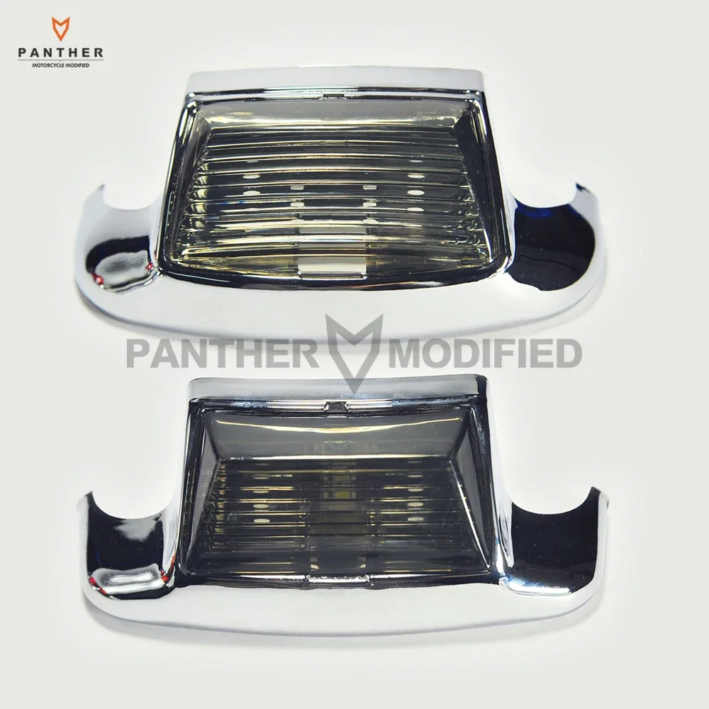 

3 colors Motorcycle Front Rear Fender Tip Light Lens case for Harley FLHT Electra Glide Standard