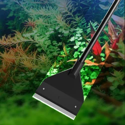 Aquarium Cleaner Tool Fish Tank Flat Sand Algae Removal Dual-Use Glass Algae Removal Scraper Household Cleaning Supplies Tool