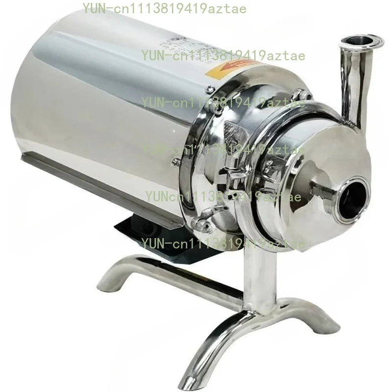 304 SS Food Sanitary Centrifugal Pump Milk Wine Beverage Pump Factory Direct Compliance