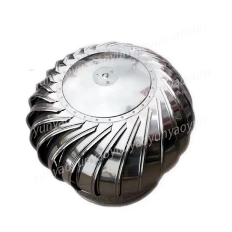 201 Stainless Steel Wind Ball Unpowered Wind Cap 110 Type Plant Roof Ventilator Flue Ventilation Fan