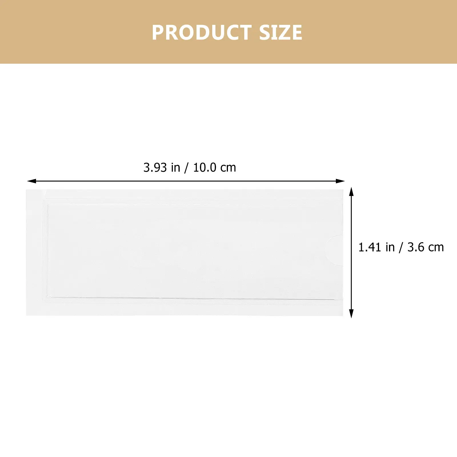 30Pcs Self-Adhesive Label Pouch Card Holder Transparent Material Card Sleeves Protect Cards from Dust Oxidation