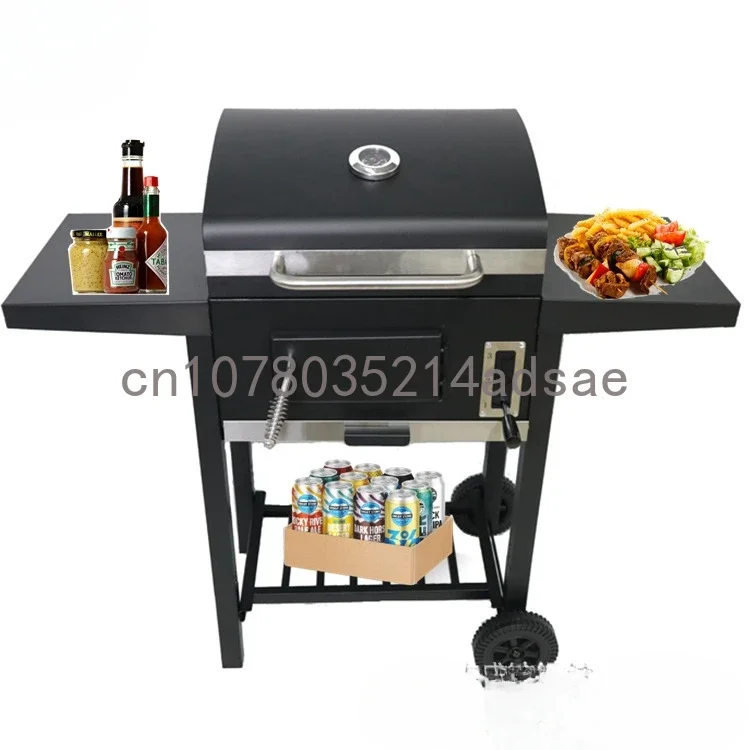 

Barbecue Grill Outdoor Home Garden Camping American Braised Leg of Lamb BBQ Thickened Smokeless Charcoal Barbecue Grill