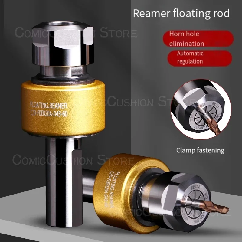 Machining center, centering machine, special for reamer, automatic  floating ER tool holder, straight shank radial reaming