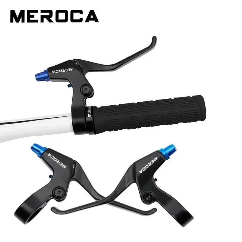 MEROCA Bicycle brake lever lengthened aluminum alloy mountain bike road bike BMX universal brake handle Bicycle Accessories