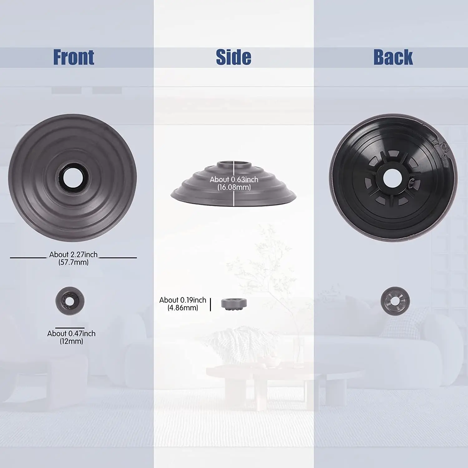 Direct Drive High Torque Suction Head Cover Plates on Both Sides for Dyson V6 V7 V8 V10 V11 Vacuum Cleaner Accessories