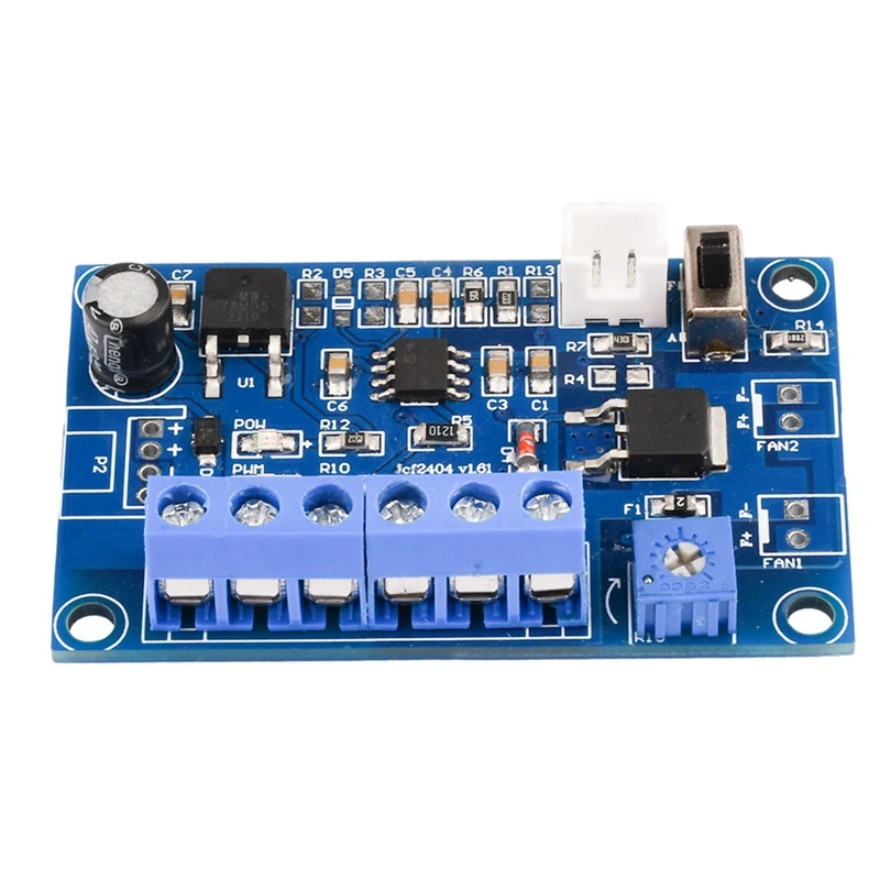 DC 12V 24V 4A Fan Temperature Control 2/3/4 Cable Chassis Fan Speed Regulation Module PWM Thermostat Speed Governor