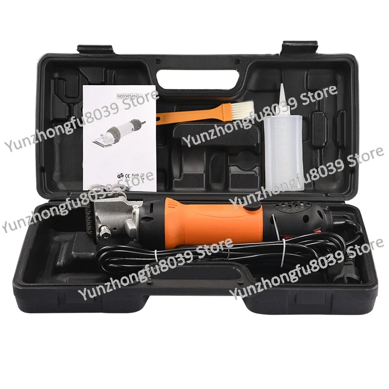 Professional electric horse hair shears, hair shears, electric fader, camel shears, pet hair trimming machine, orange model.