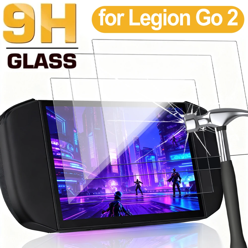 زجاج مقسى لهاتف Lenovo Legion Go 2 واقي شاشة محمول مضاد للخدش 9H لهاتف Legion Go2 Bubble Free Film
