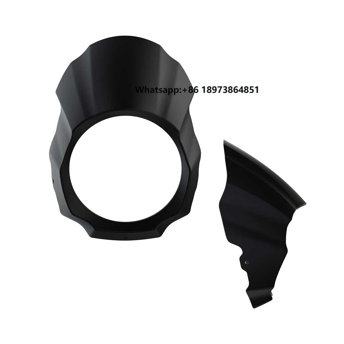 

Haojue TR300 Plus Motorcycle Accessories Front Cowl Headlight Fairing Guard Protector Cover for Headlamp