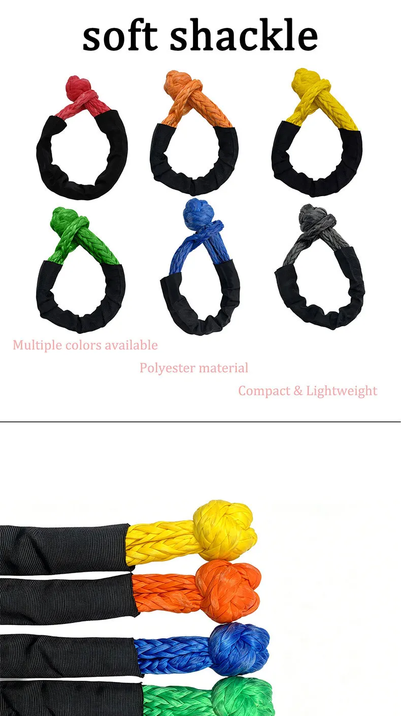 Soft-Shackle, Bergungsgurt, Offroad-Bergungszug, 17T Soft-Shackle – Detail 1