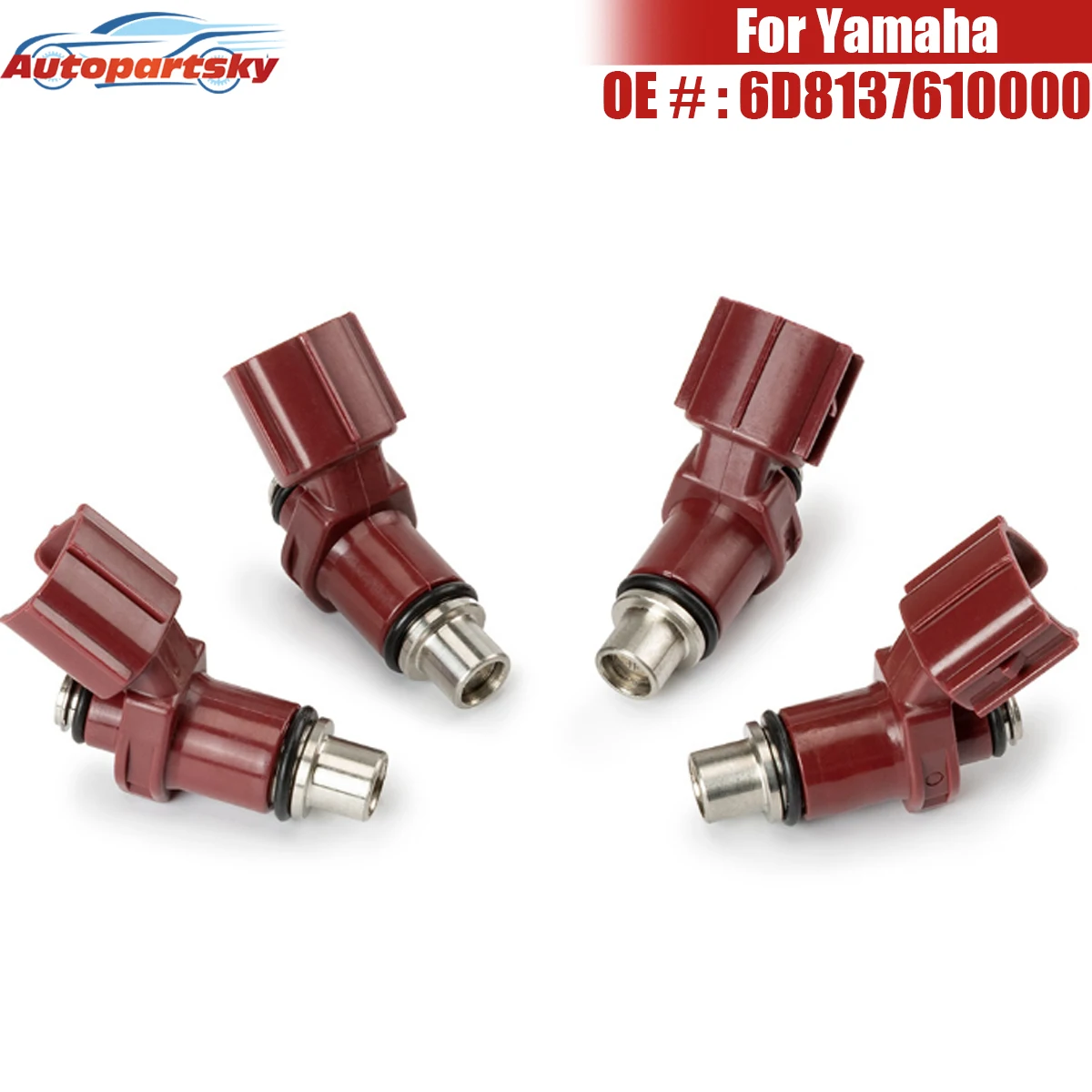 

Автозапчасти, 4 шт., топливная форсунка для Yamaha OutBoard 80 BEL 75-90HP, 4-тактная замена 6D8137610000, новинка