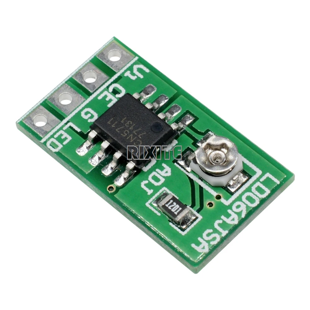 Controlador LED de corriente constante ajustable 30-1500MA DC 3,3 V 3,7 V 4,2 V 5V placa de Control PWM módulo de alimentación Buck
