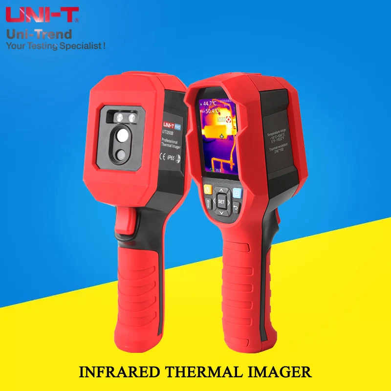 Ручной промышленный тепловизор UNI-T UTi260B, 256*192 пикселей/-20 °C ~ 550 °C, измерительный прибор для температуры/связь с ПК
