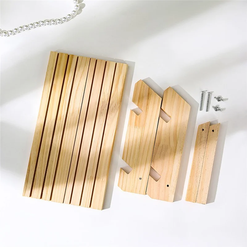 

ABWP-Деревянная подставка для ювелирных изделий, органайзер для кексов и макияжа, мини-стойка для витрины фигурок