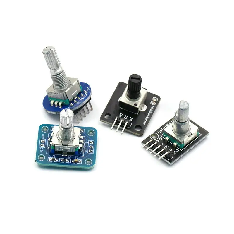 1PCS KY-040 360 Degree Rotary Encoder Module Rotary Knob Cap Potentiometer Digital Pulse Output Digital Rotary Encoder