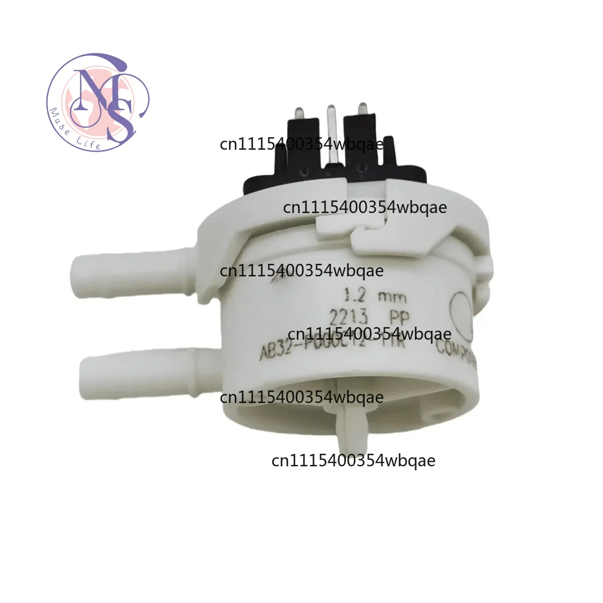 ZOCI-AB32 1.2mm High Precision Micro Flowmeter, Hall Pulse Liquid Flow Sensor For Coffee & Beverage Equipment Replacement Parts