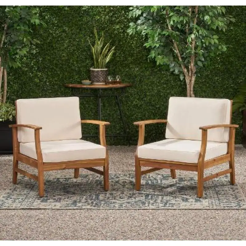 Water-Resistant Fabric Multiple Color Options Assembly Required All Dimensions Exclude Cushion