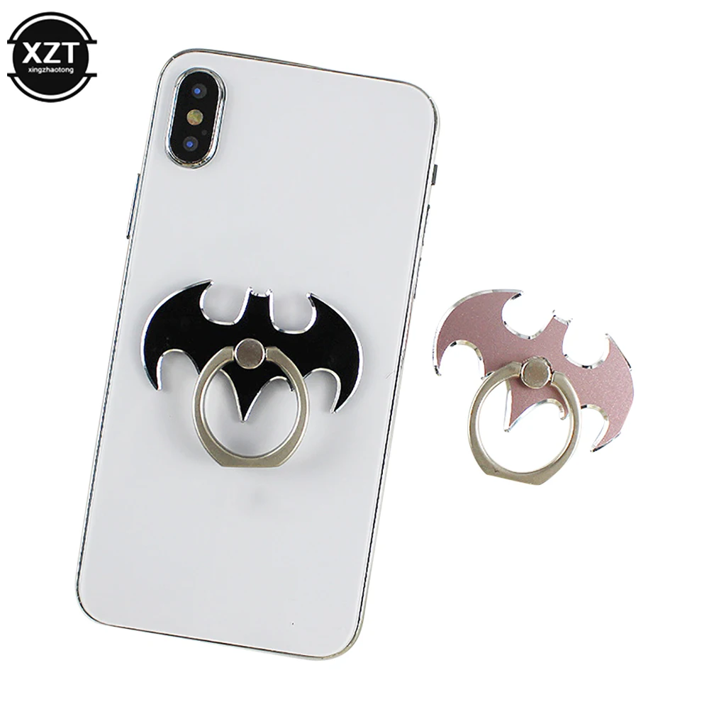 Bat Finger Ring Phone Holder 360 Degree Rotate Desktop Mount Mobile Phone Stand For iPhone  Metal Holder