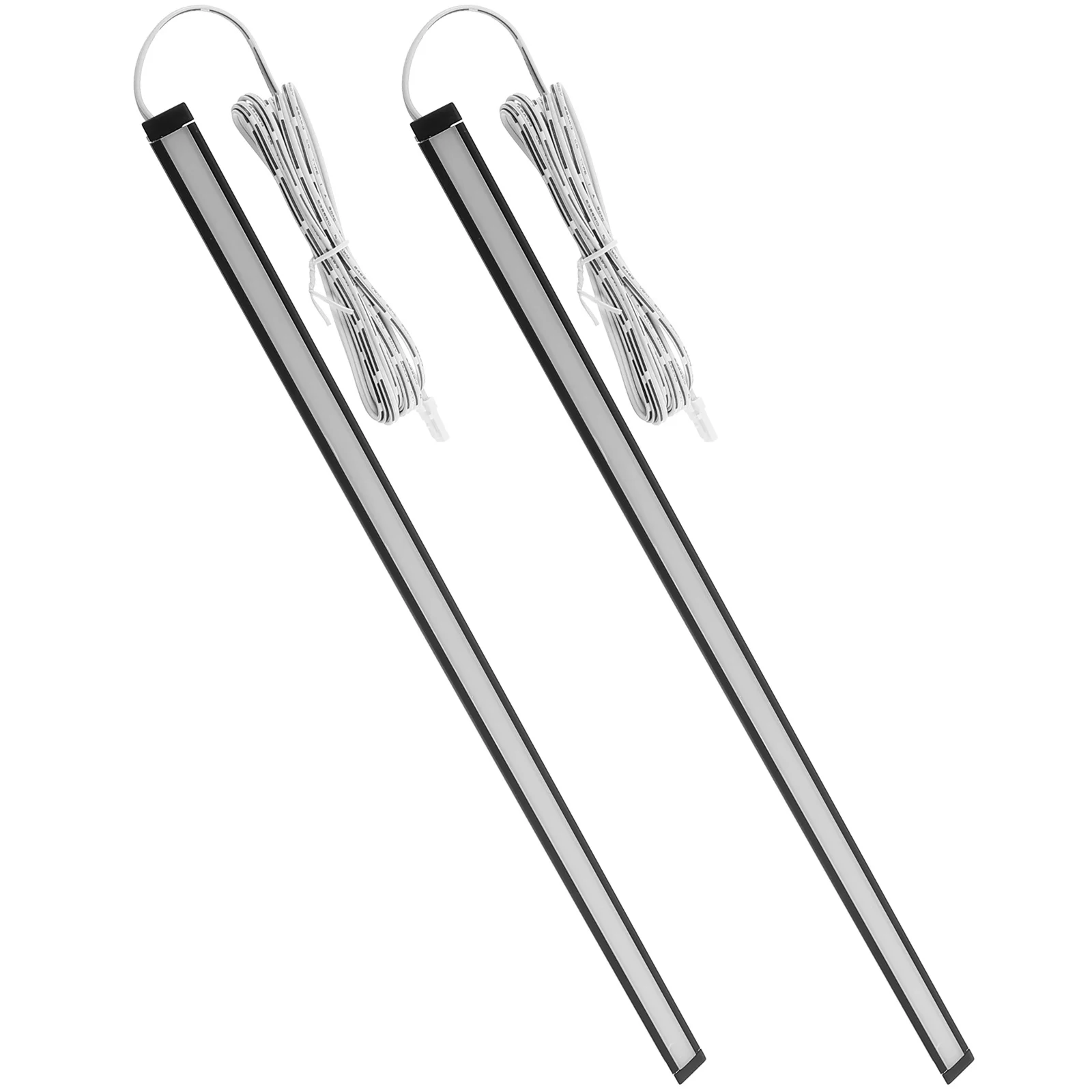 2 قطعة LED إضاءة تحت الخزانة قابلة للشحن جبل مخفي لخزانة الملابس الطابق السفلي المرآب تأثير إضاءة ممتاز #5